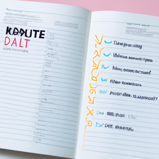 Image of a daily routine planner with self-care activities highlighted